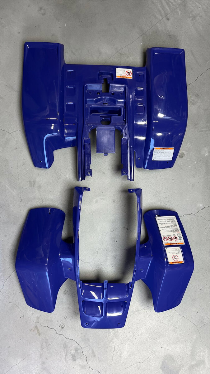 Body Kit Banshee 350 — Bleu monochrome (4 pièces tout Bleu)
