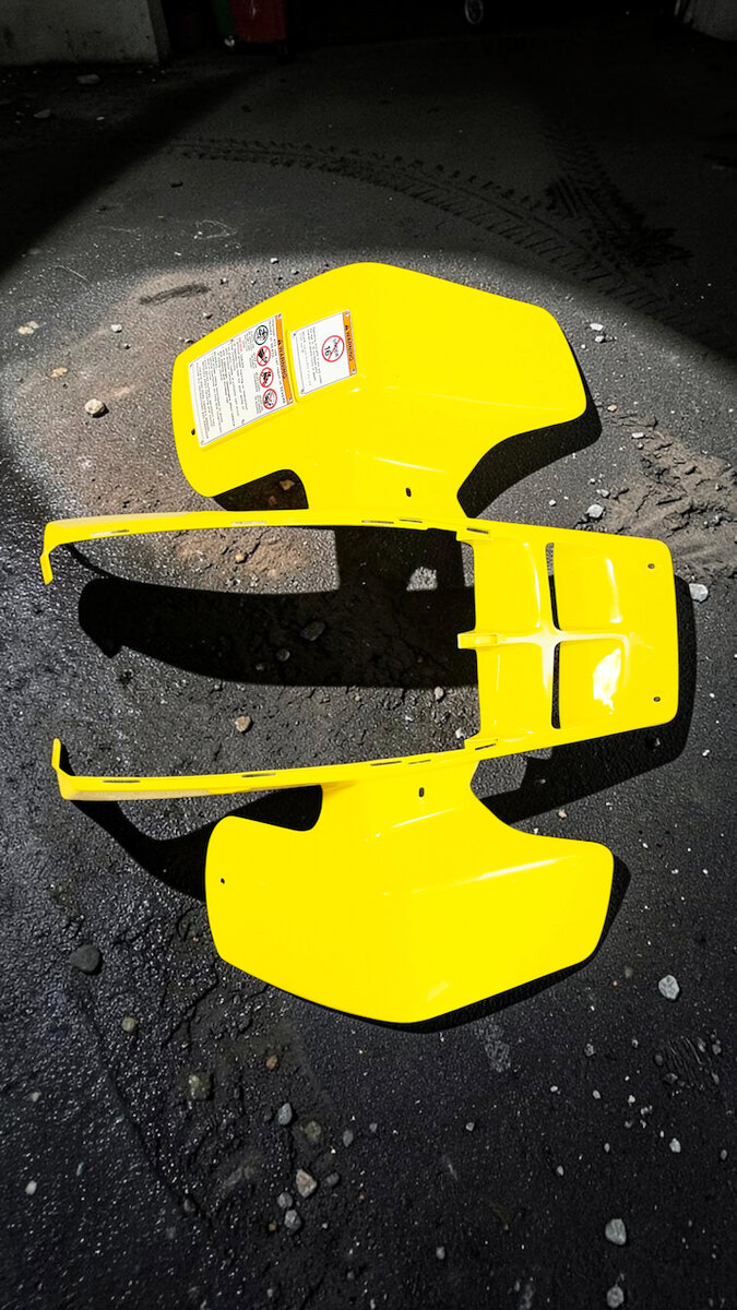 Body Kit Banshee 350 — Jaune (monochrome ou combo 1996 Red Yellow sur demande)